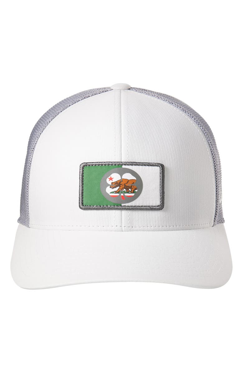 Black Clover California Shield Clover Patch Snapback Hat, Alternate, color,