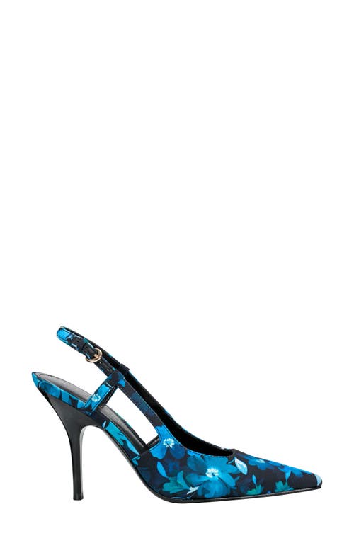 Marc Fisher Ltd Torry Slingback Pointed Toe Pump In Blue