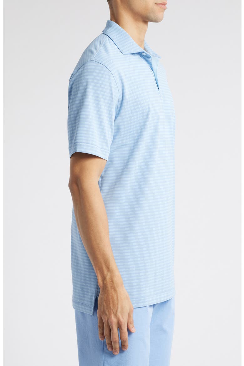 Crown Crafted Mezzo Stripe Performance Polo, Alternate, color, ANGELITE