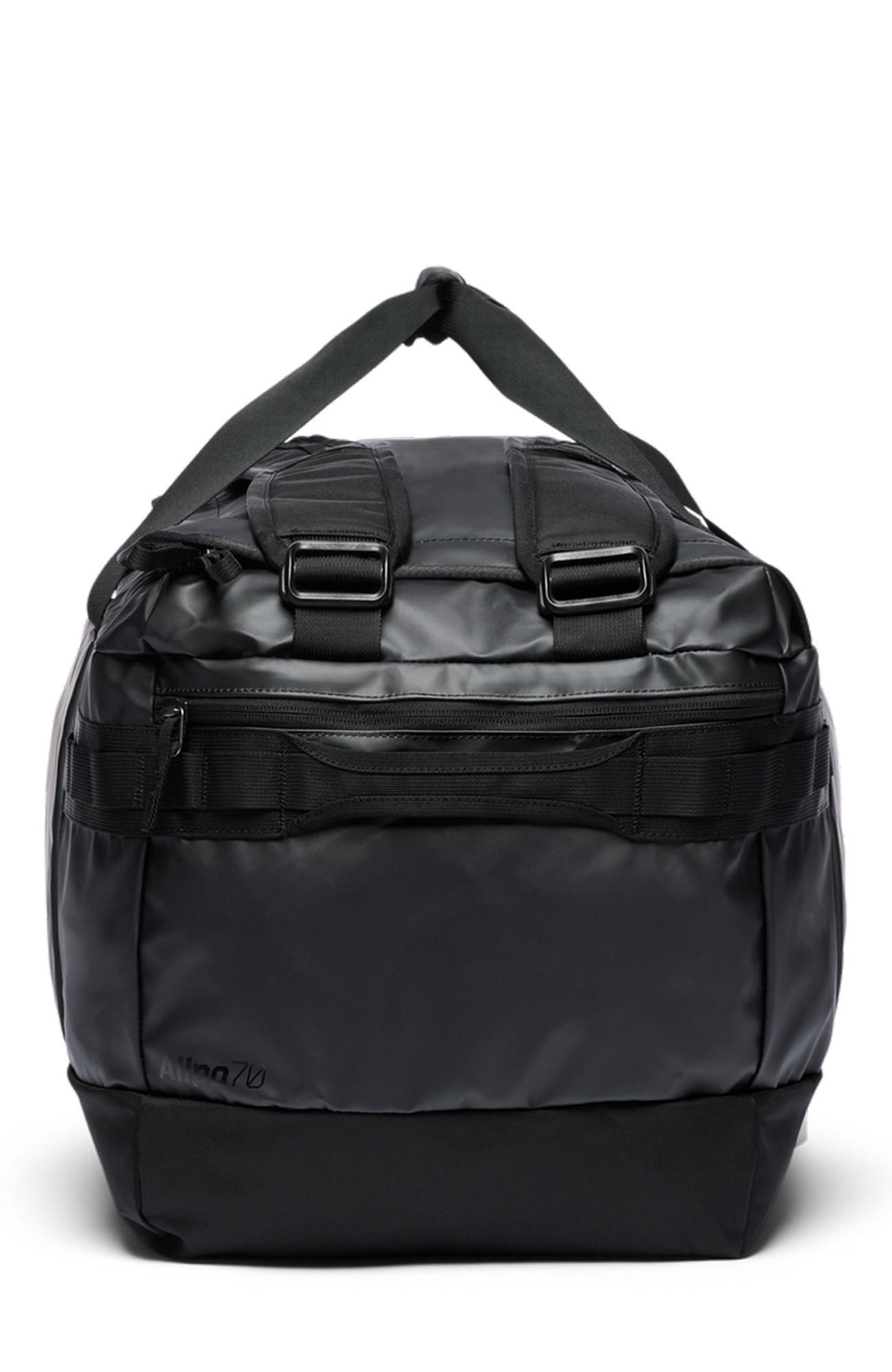 Cotopaxi Allpa Getaway 70L Duffel, Alternate, color, Cotopaxi Black