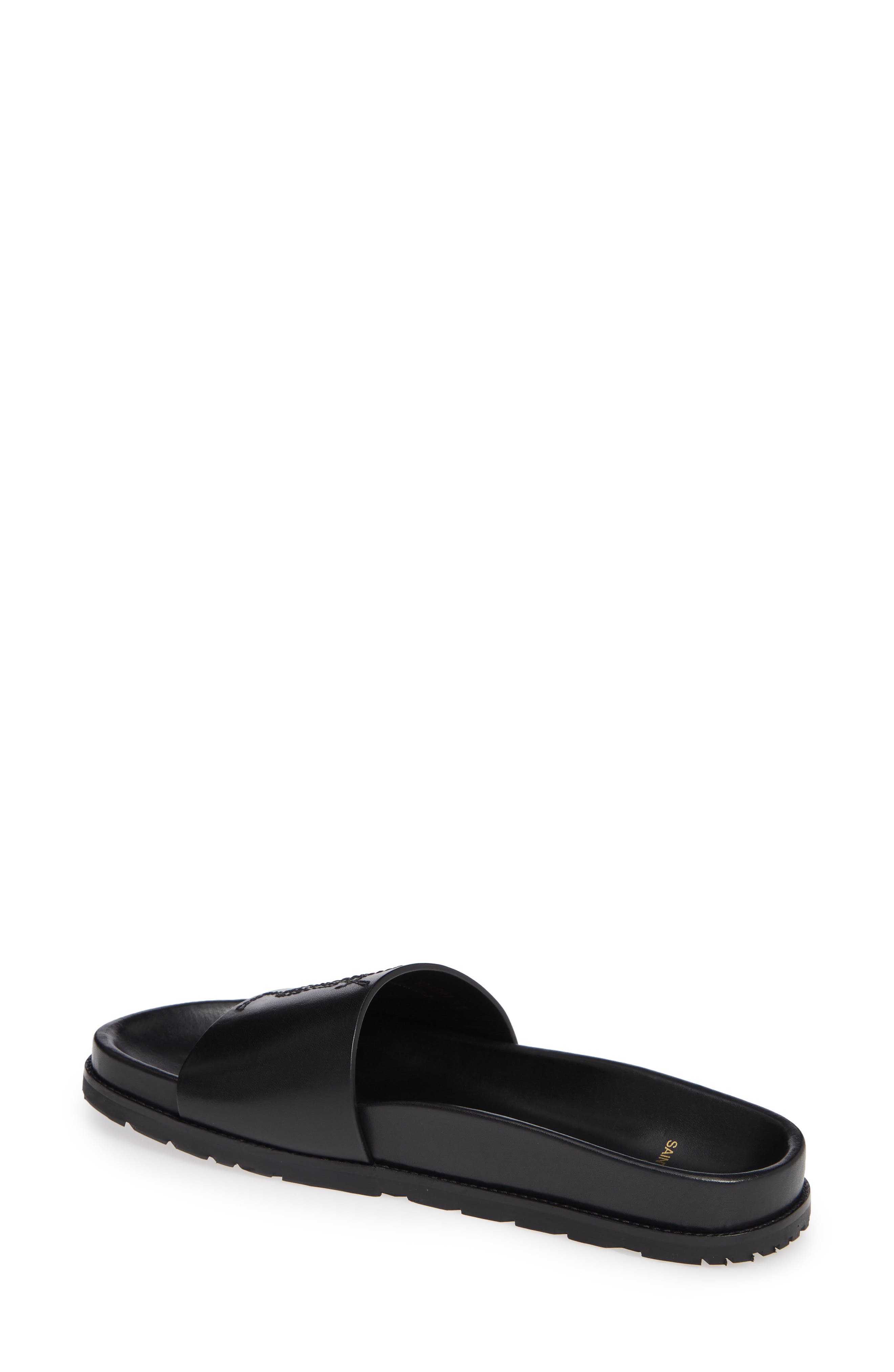 Saint Laurent Joan Slide Sandal, Alternate, color, 