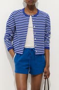 Alex Mill Coco Stripe Crewneck Cardigan