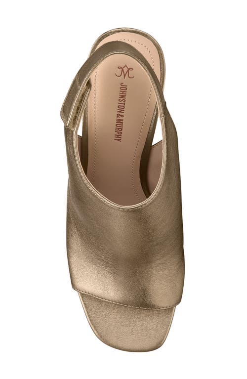 Johnston & Murphy Evelyn Open Toe Sandal Bootie In Brown