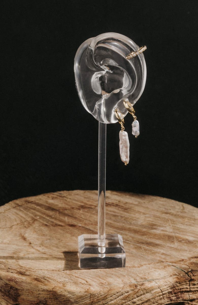 Child of Wild Cubic Zirconia Circle Ear Cuff, Alternate, color,