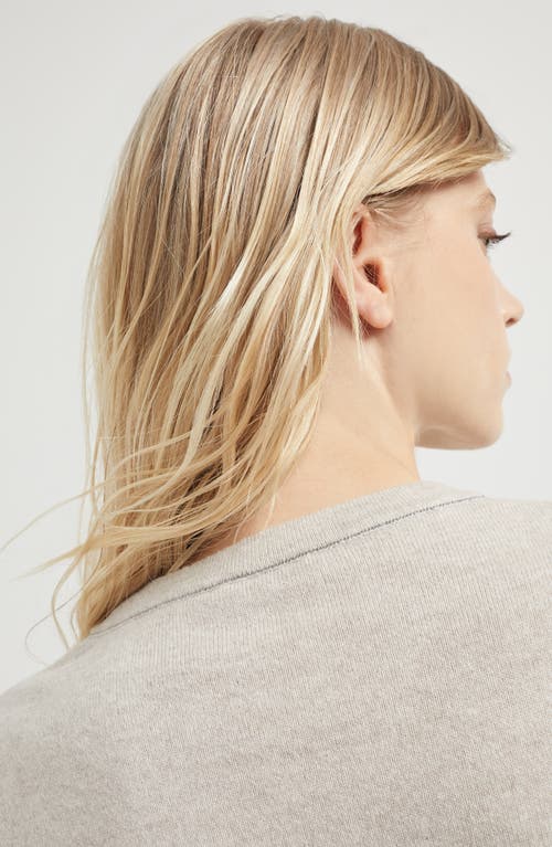 Brunello Cucinelli Round-collar And Long-sleeved Sweater In Oyster
