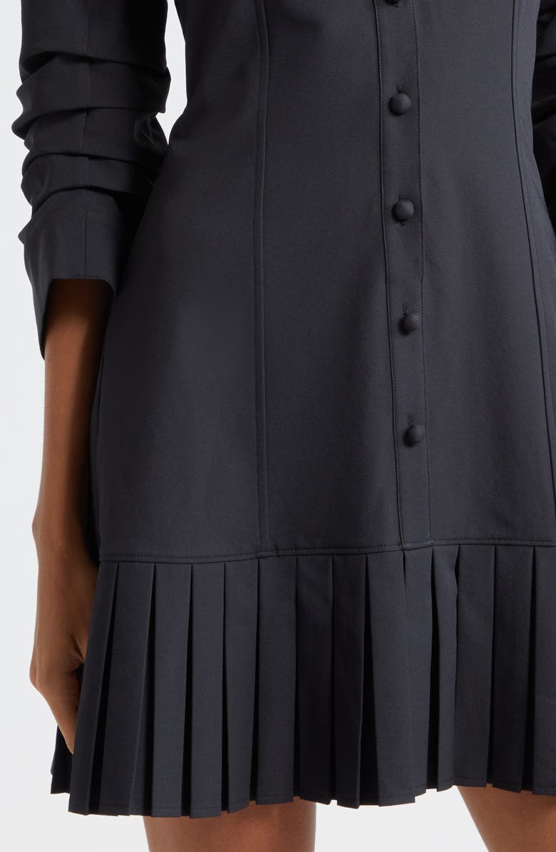 Cinq à Sept Lucilla Shirtdress, Alternate, color, Black