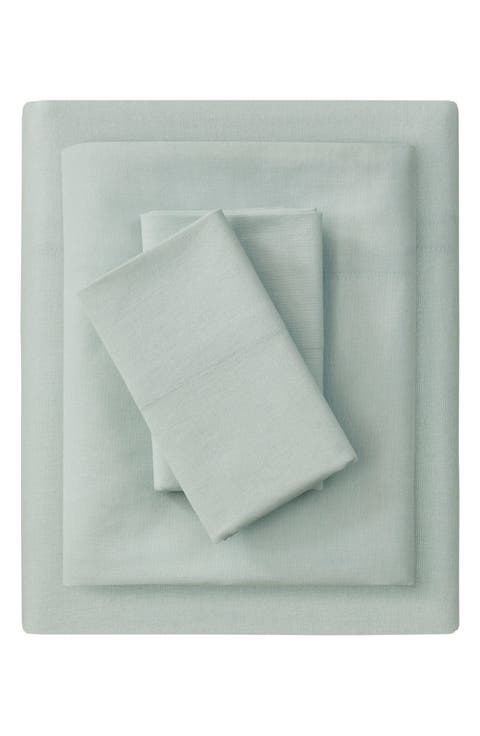 Oversized Flannel 4-Piece Cotton Sheet Set