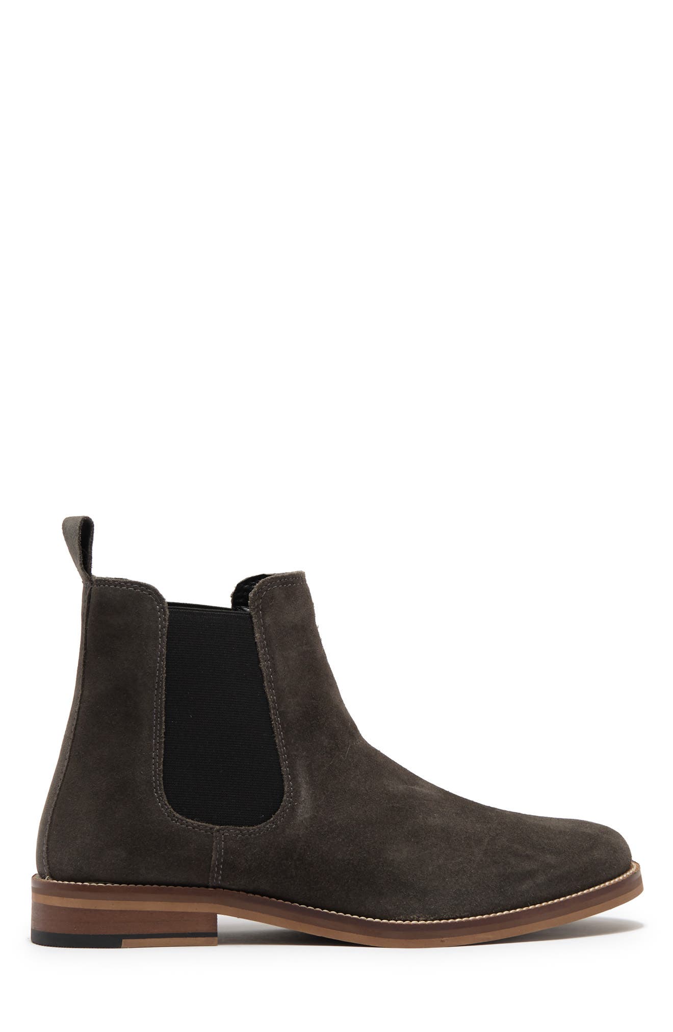 Malik Suede Chelsea Boot, Alternate, color, CHARCOAL