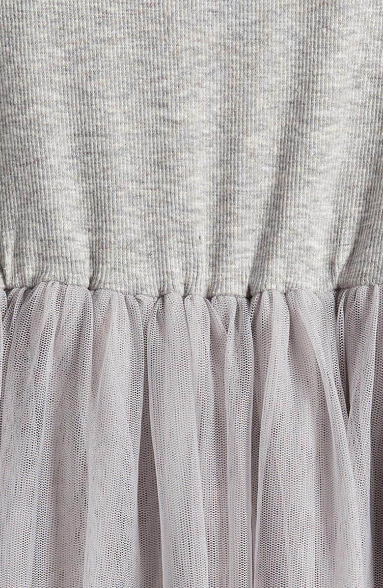 Tucker + Tate Kids' Ruffle Long Sleeve Dress, Alternate, color, 