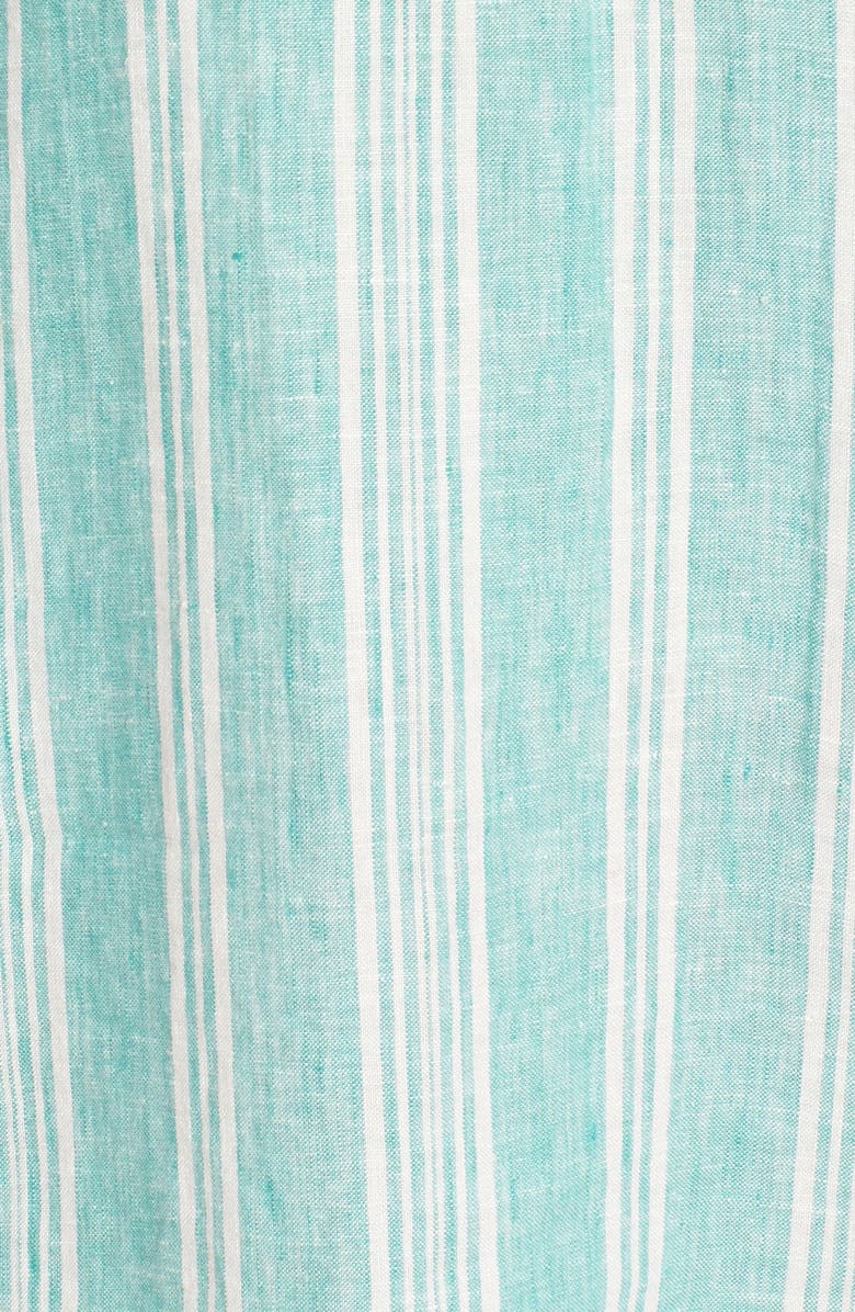 Caslon<sup>®</sup> Stripe Linen Shift Dress, Alternate, color, 