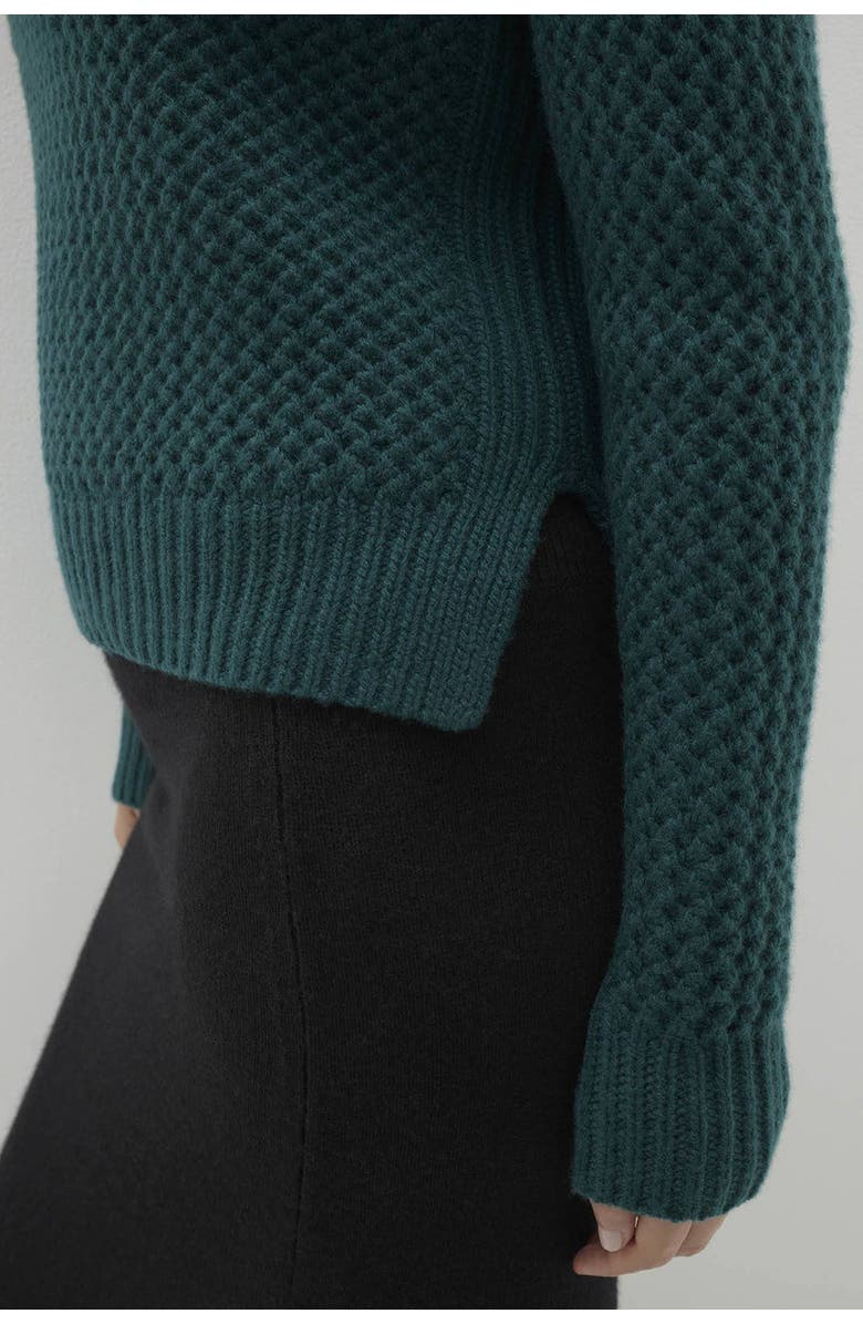 NAKED CASHMERE Clara Crewneck Cashmere Sweater, Alternate, color, Cypress