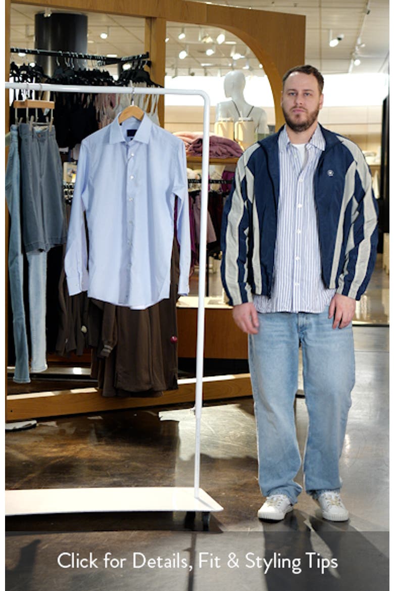 Slim Fit Poplin Check Dress Shirt video
