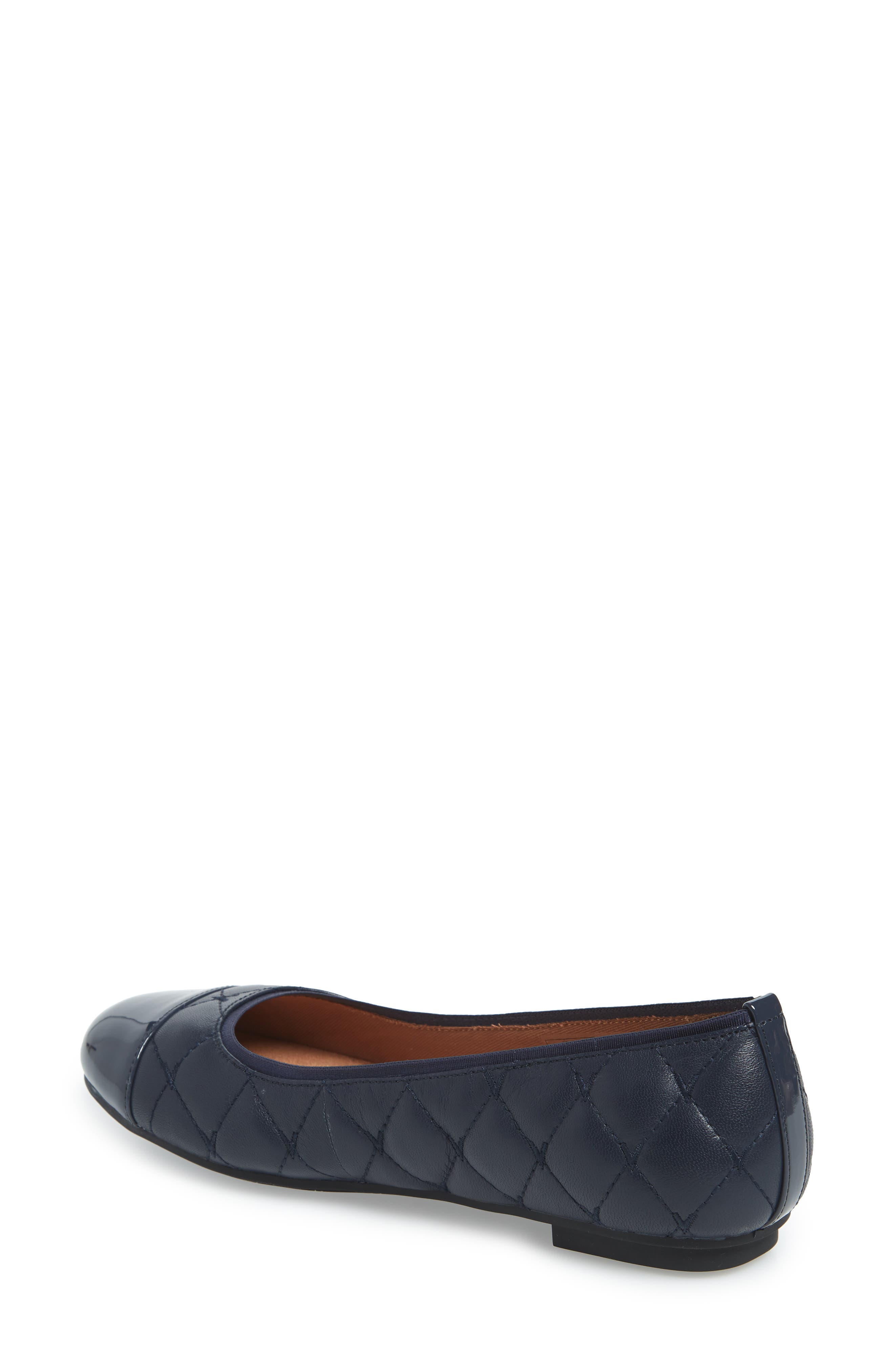 Desiree Flat, Alternate, color, NAVY LEATHER