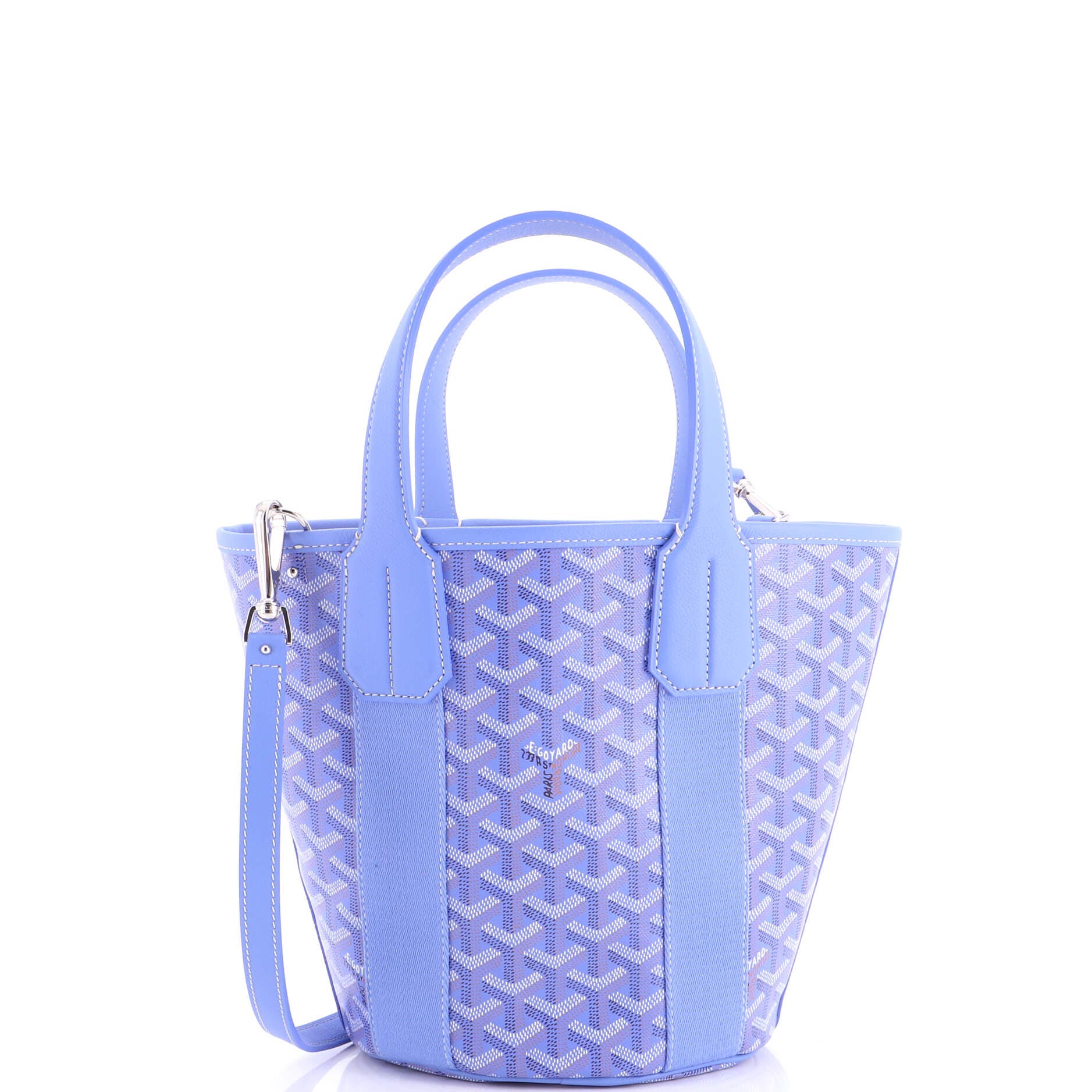 Belharra Tote Coated Canvas PM, Main, color, Blue