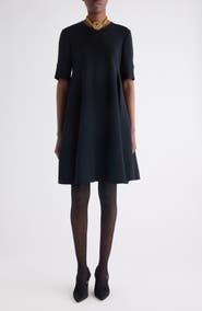 Chloé Stretch Crepe Minidress