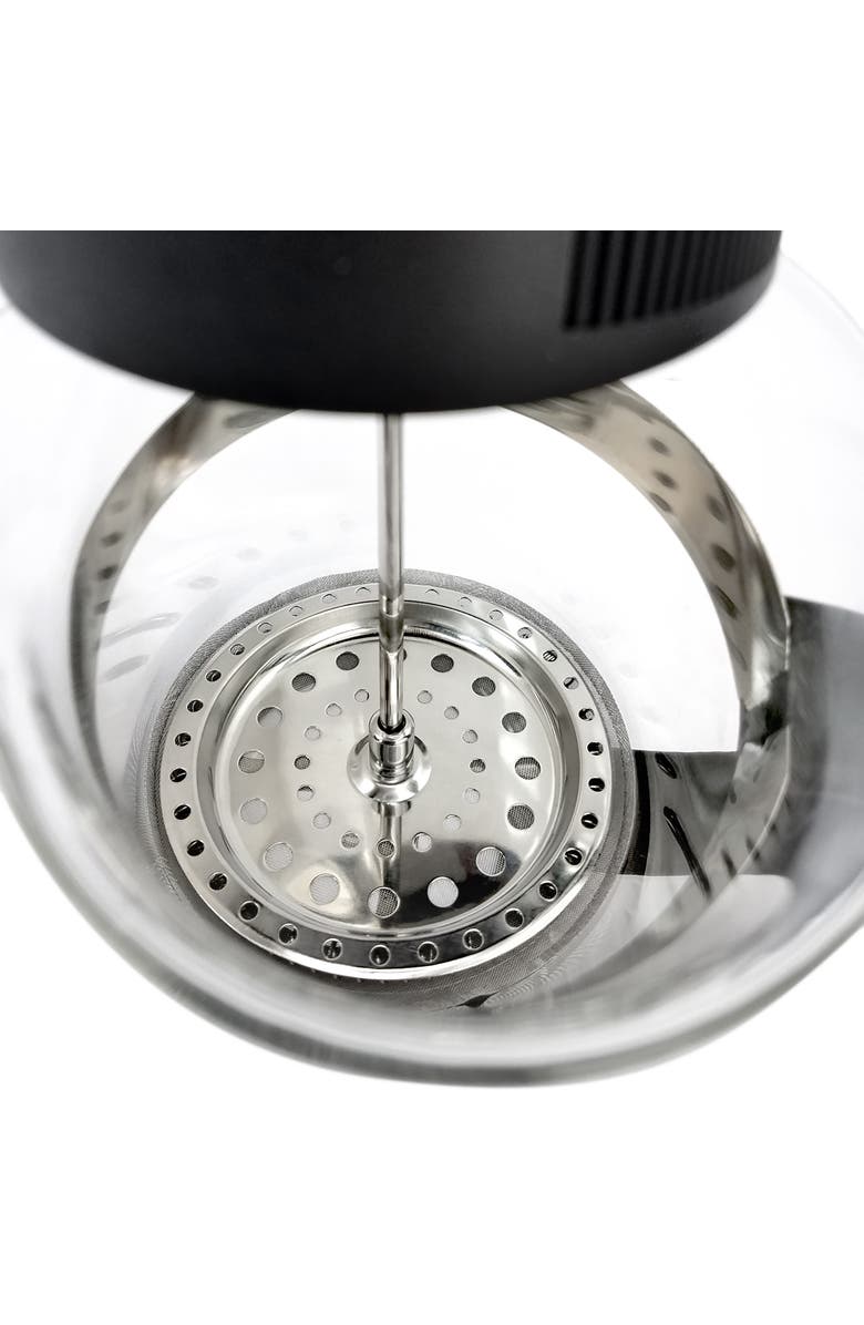 MR COFFEE Cafe Oasis 32 Ounce Quart Glass Body French Press Coffee Maker, Alternate, color, Black