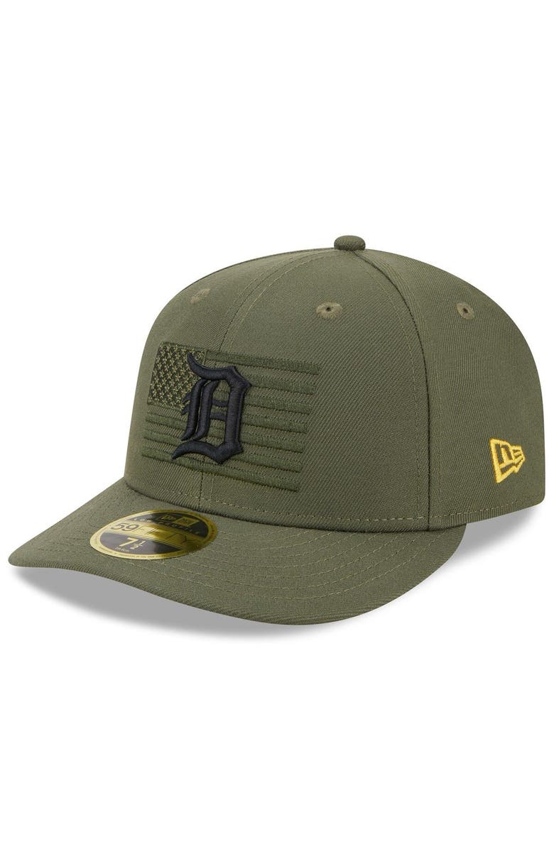 New Era Men's New Era Green Detroit Tigers 2023 Armed Forces Day Low Profile 59FIFTY Fitted Hat, Alternate, color,