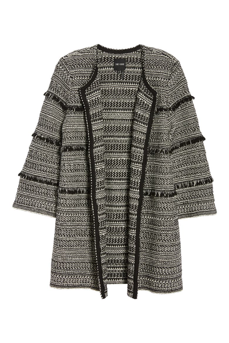 Fringe Pop Jacket, Alternate, color, NEUTRAL MIX