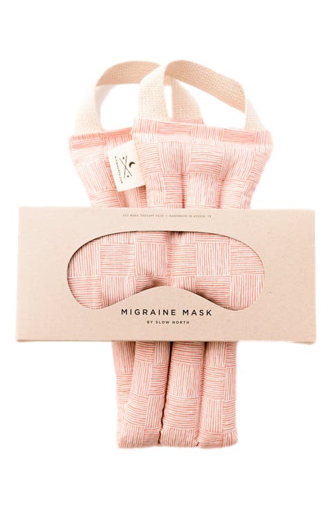 Eye Mask + Neck Wrap Bundle - Pink Pampas