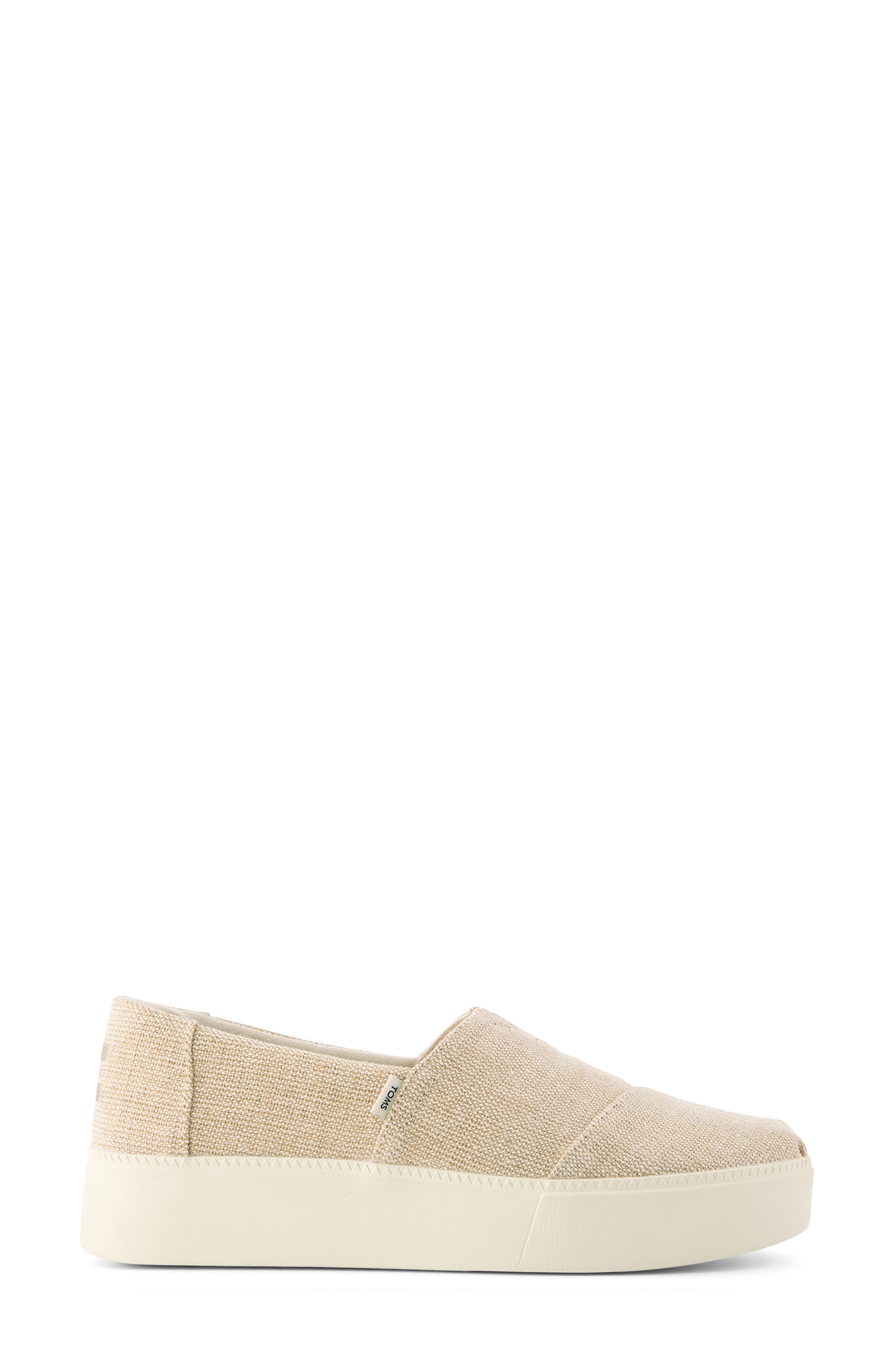 Asher Platform Slip-On Sneaker, Alternate, color, NATURAL