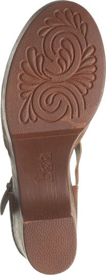Gia Woodgrain Platform Mary Jane Pump