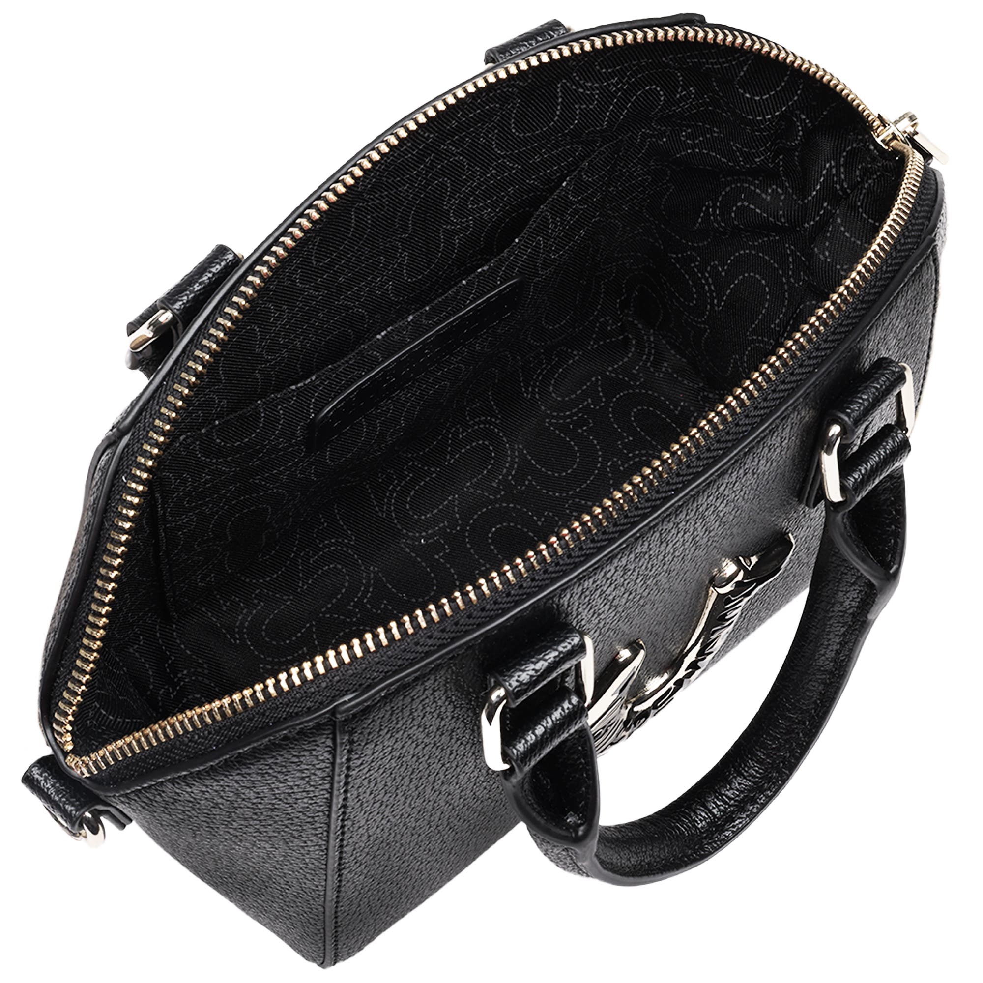 True Religion Retro Horseshoe Mini Satchel, Alternate, color, Black