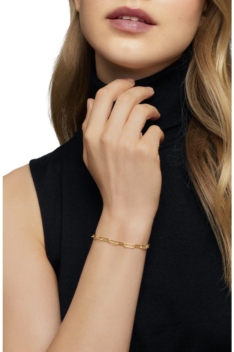 DY Madison® Chain Bracelet in 18K Yellow Gold, 4mm, Alternate, color, 18K YELLOW GOLD