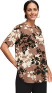 Jessica London Stretch Knit Cutout Swing Tunic