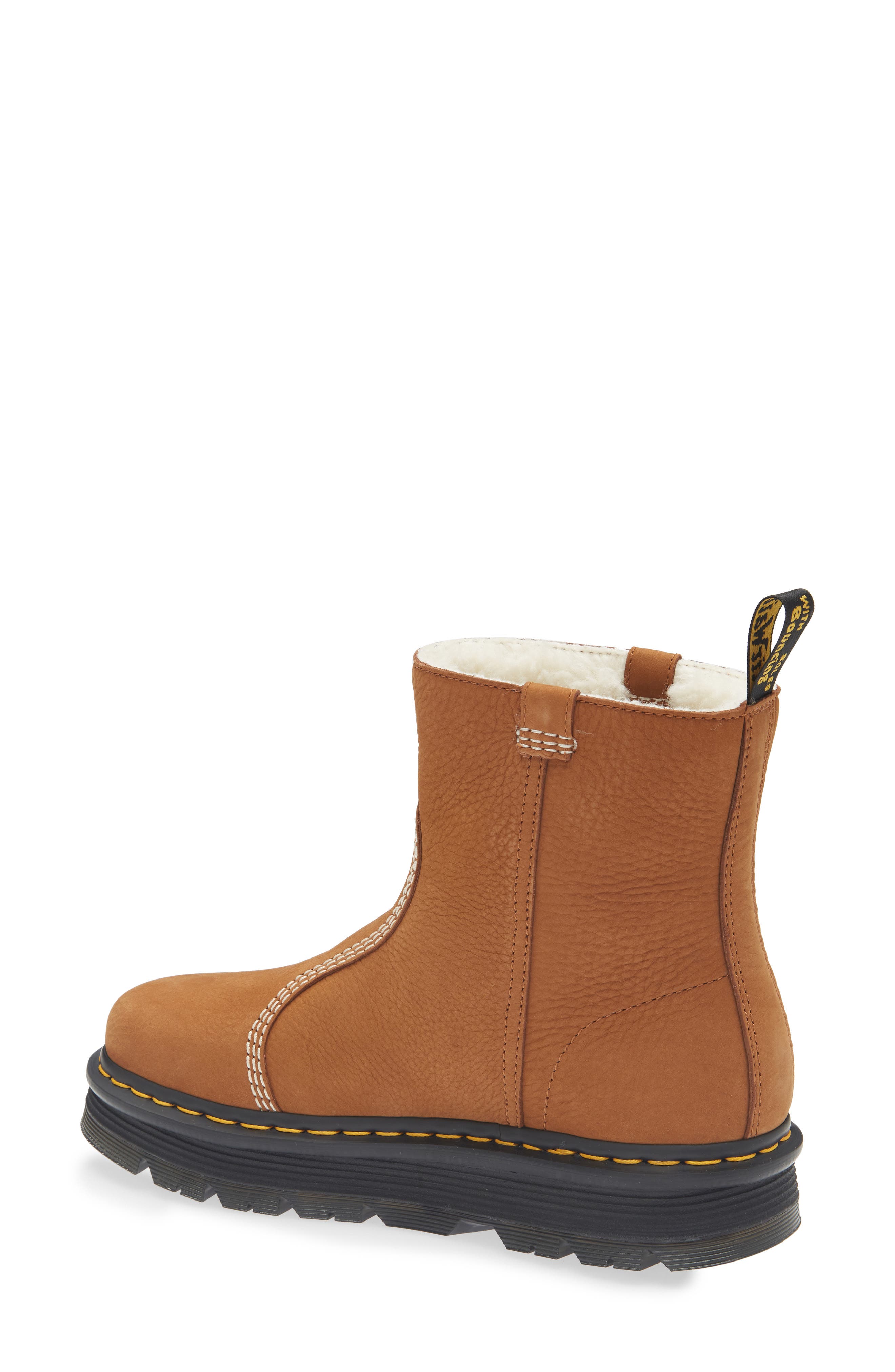 Dr. Martens Zebzag Rigger Boot, Alternate, color, Desert Brown