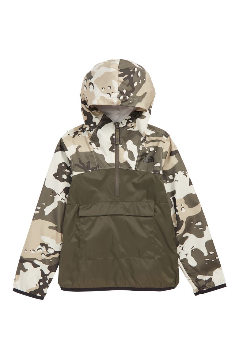 Fanorak Water Repellent Windbreaker, Main, color, WOODCHIP CAMO DESERT