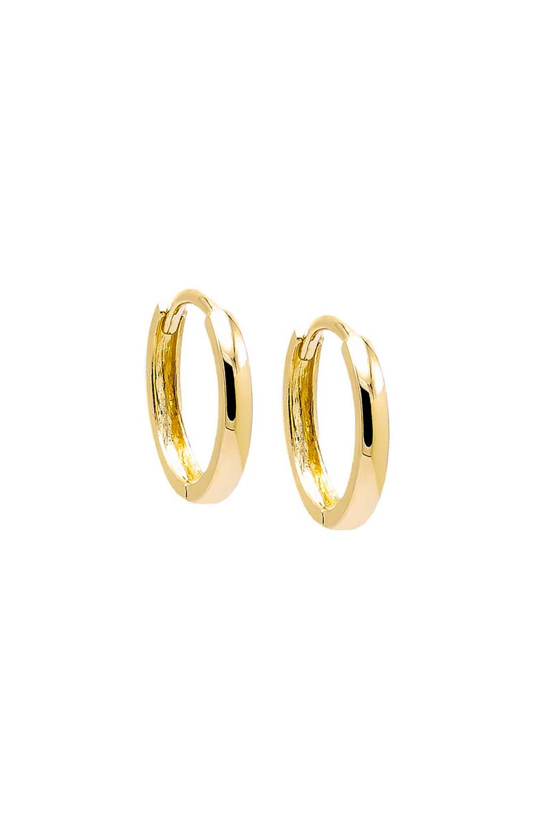BY ADINA EDEN Solid Rounded Huggie Earring 14K, Main, color, 14K Gold