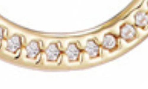 Adornia Cubic Zirconia Curved Nail Pendant Necklace
