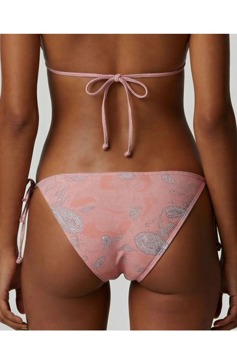 Lords of Harlech Paisley Explosion Womens Bikini Bottom, Alternate, color, Paisley Explosion Coral