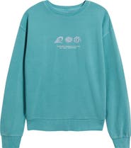 Rip Curl Sunset Surf Relaxed Cotton Graphic Sweatshirt