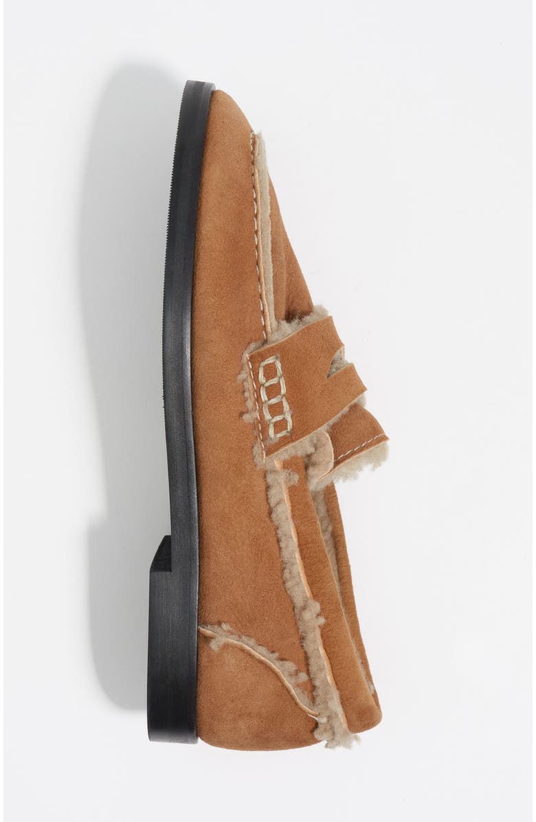 Bimba y Lola Split Leather Loafer, Alternate, color, Tan