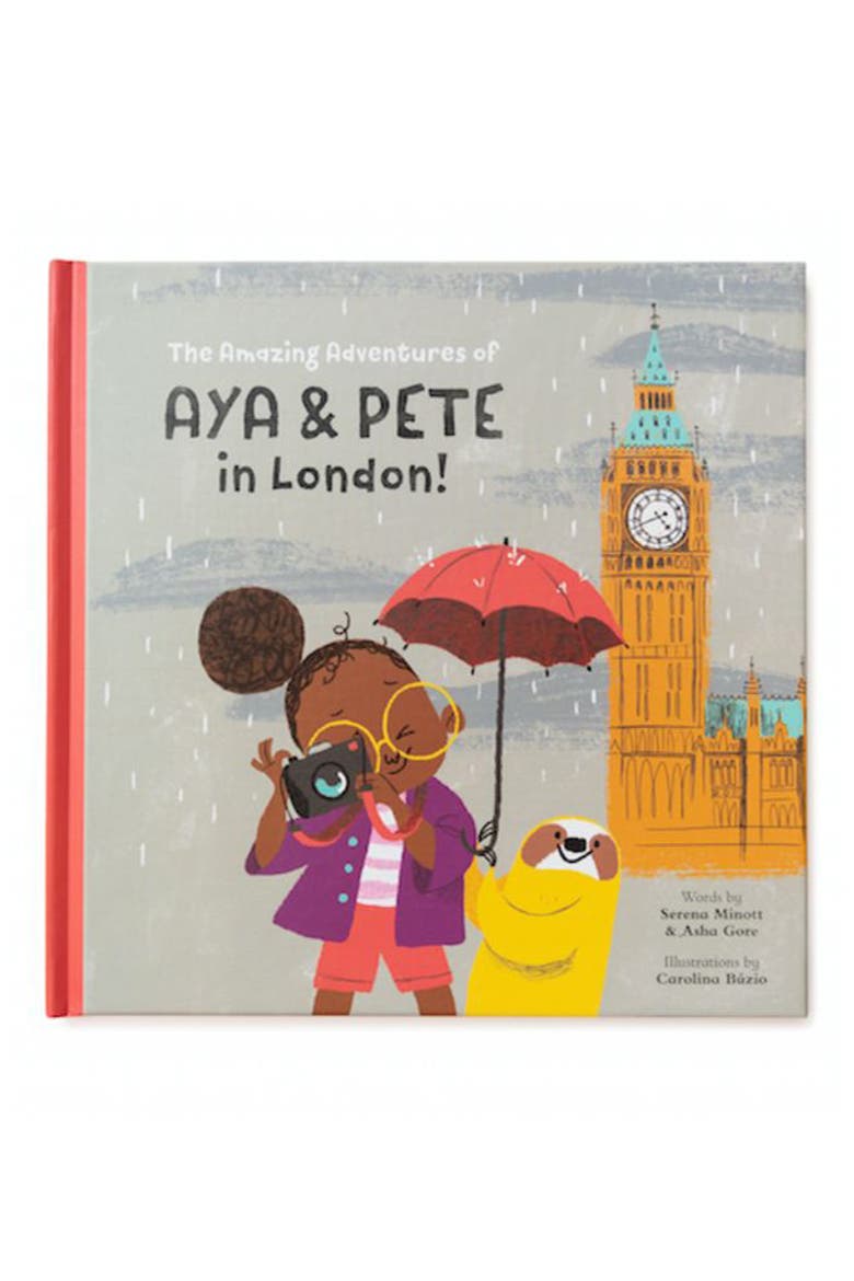 'The Amazing Adventures of Aya & Pete in London!' Book & Plush Pete Set, Alternate, color, NONE