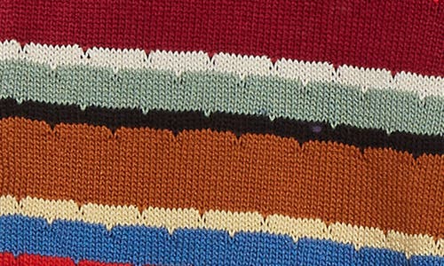 Bode Starkey Stripe Cotton Cardigan In Multi