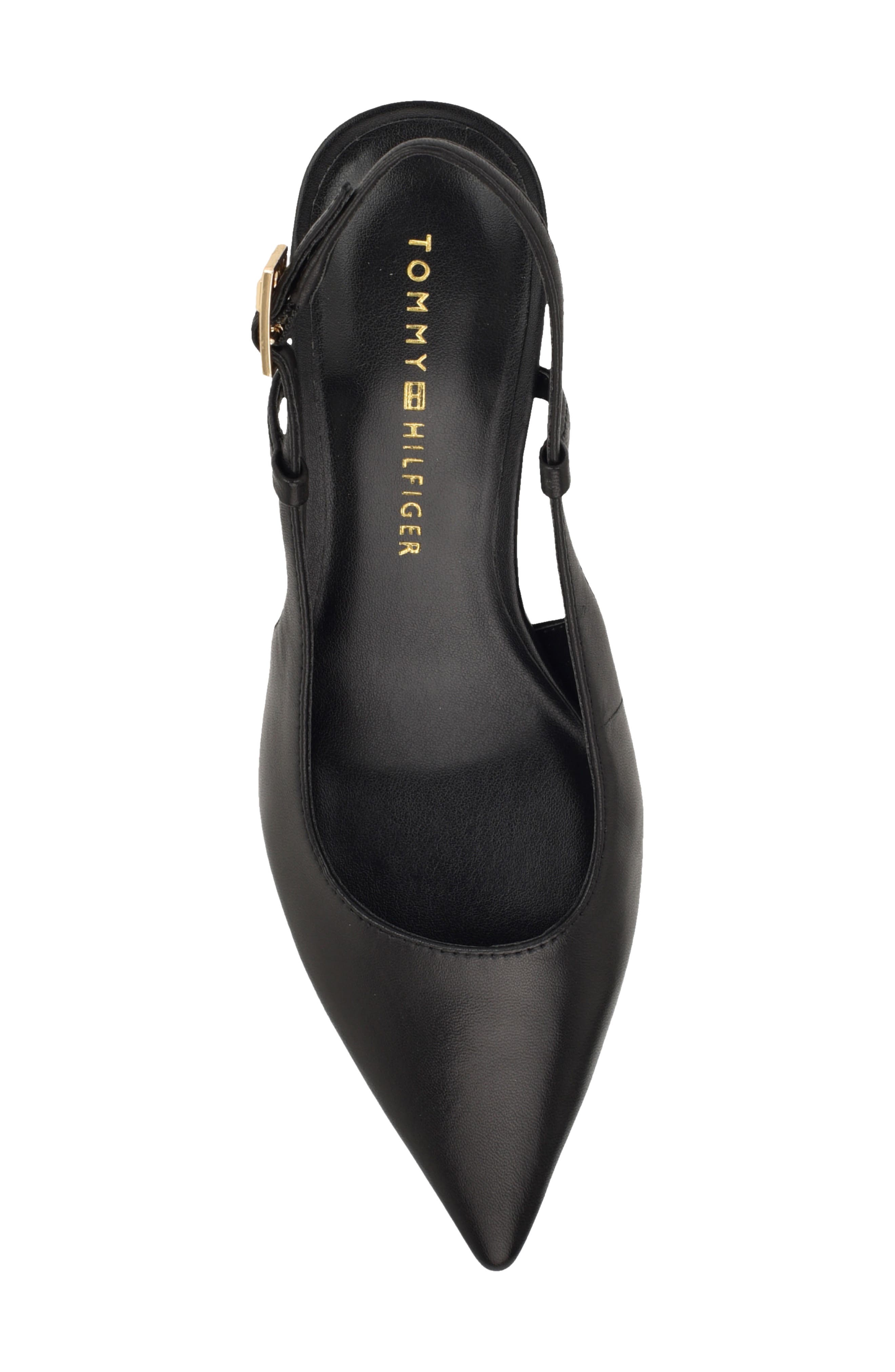 Tommy Hilfiger Cerizza Slingback Pointed Toe Pump, Alternate, color, Black