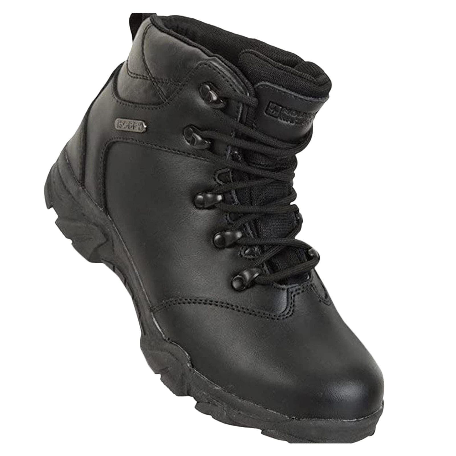 Childrens/Kids Canyon Waterproof Suede Walking Boots, Main, color, Black