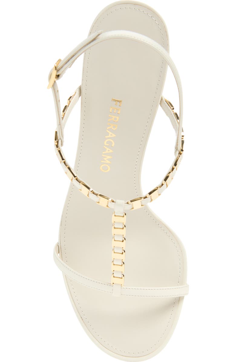 FERRAGAMO Estea Slingback T-Strap Sandal, Alternate, color, Florence Mascarpone