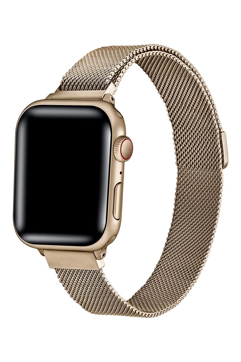 Infinity Stainless Steel Apple Watch® Watchband, Alternate, color, GOLD
