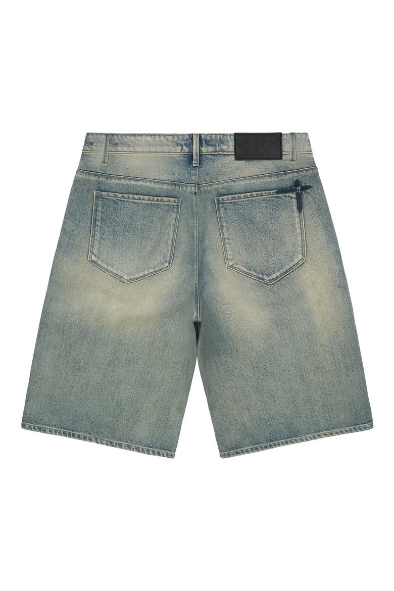 Gustavo Oversize Denim Bermuda Shorts, Alternate, color, DAWN WAVE
