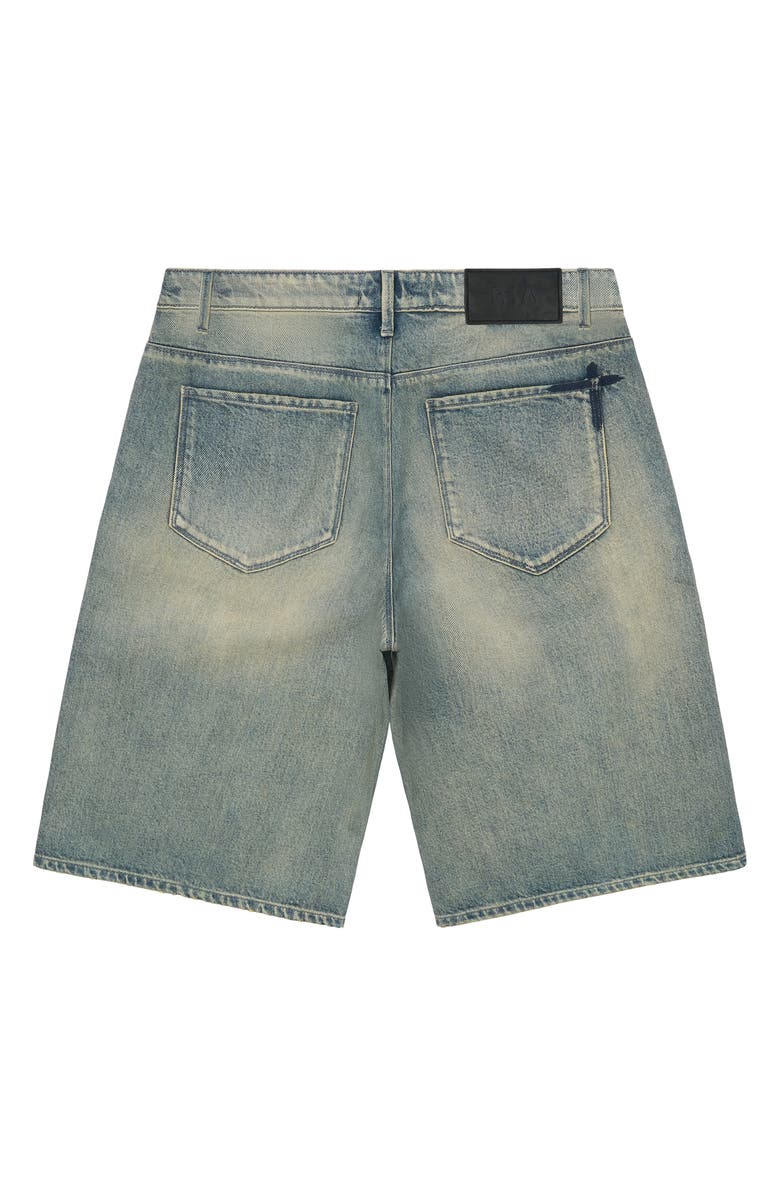 RtA Gustavo Oversize Denim Bermuda Shorts, Alternate, color, 