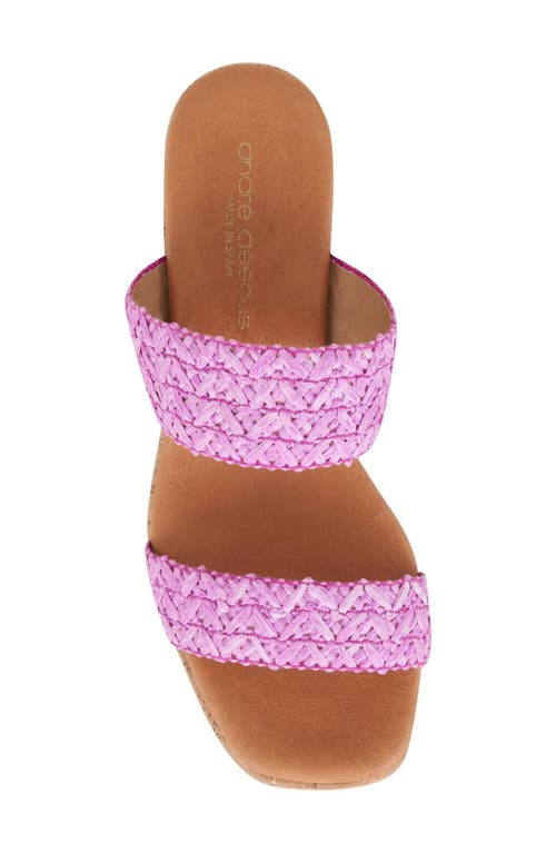Andre Assous André Assous Cairo Platform Sandal In Fuchsia