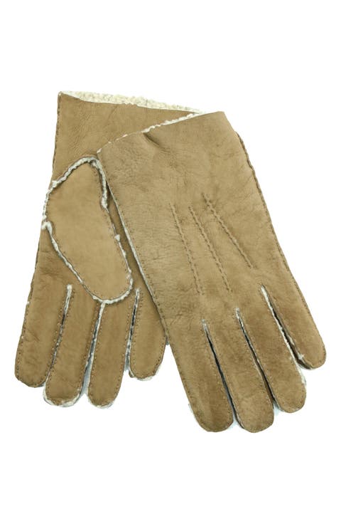 Genuine Shearling Leather Gloves