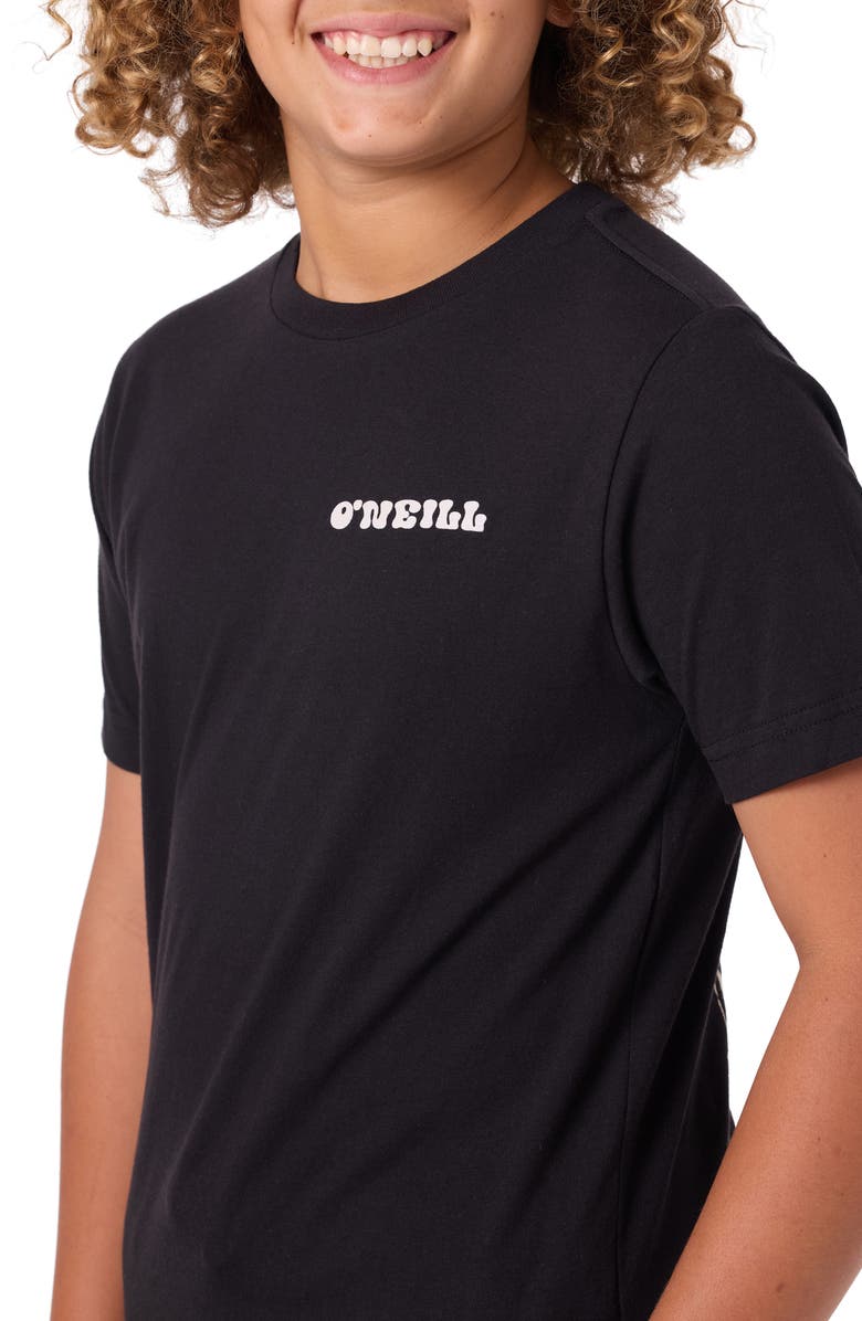 O'Neill Kids' Hacked Graphic T-Shirt, Alternate, color, Black