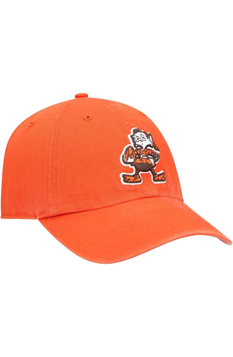 '47 Men's '47 Orange Cleveland Browns Clean Up Brownie The Elf Legacy Adjustable Hat, Alternate, color,