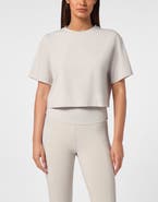 PLEIN SPORT Cropped T-Shirt Round Neck Ss Women