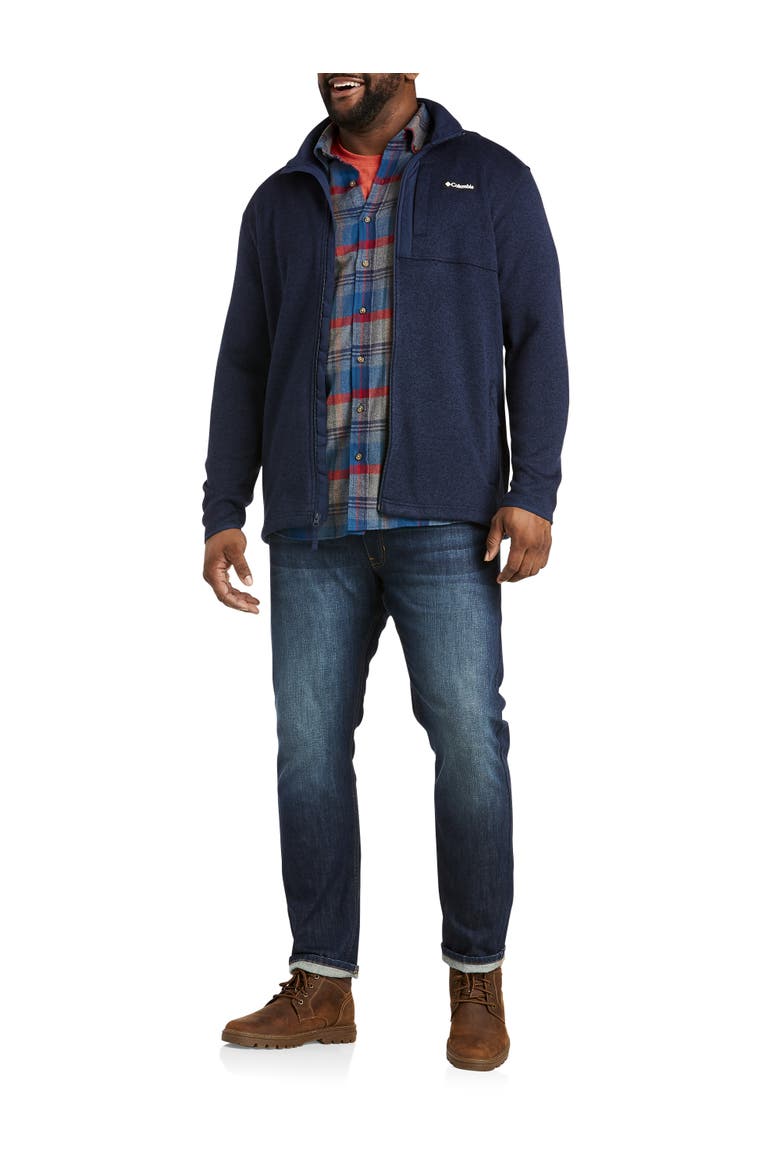 Sweater Weather Full-Zip Fleece Jacket, Alternate, color, COLLEGIATE NVY HTR