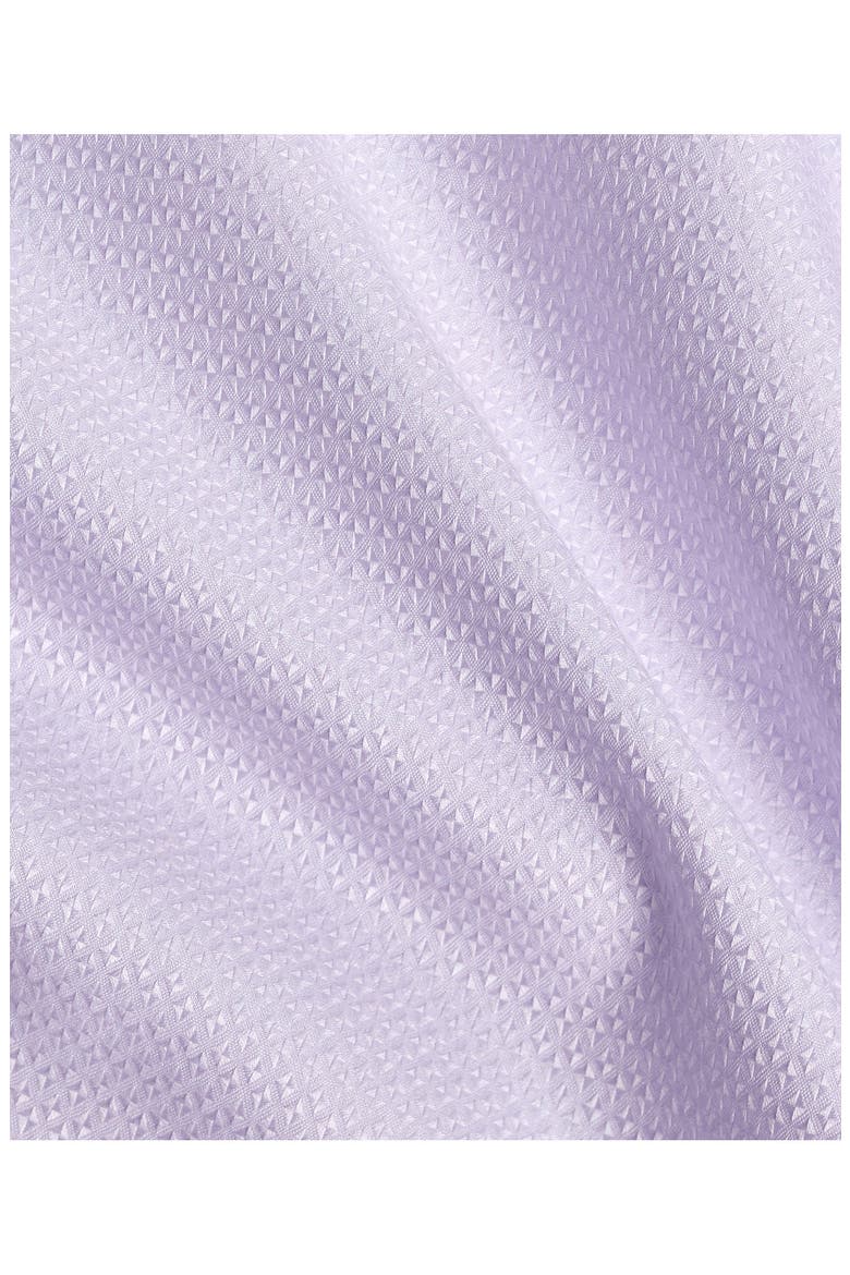 Trim Fit Textured Cotton Dress Shirt, Alternate, color, LILAC